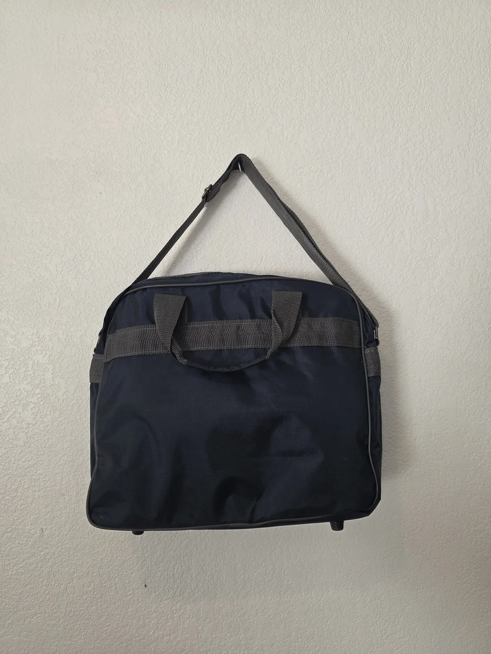 Oscar de la Renta Studio Navy & Gray  Gym Day Bag